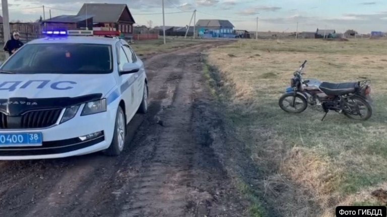 11-летний мотоциклист ранил свою 13-летнюю сестру в Черемховском районе
