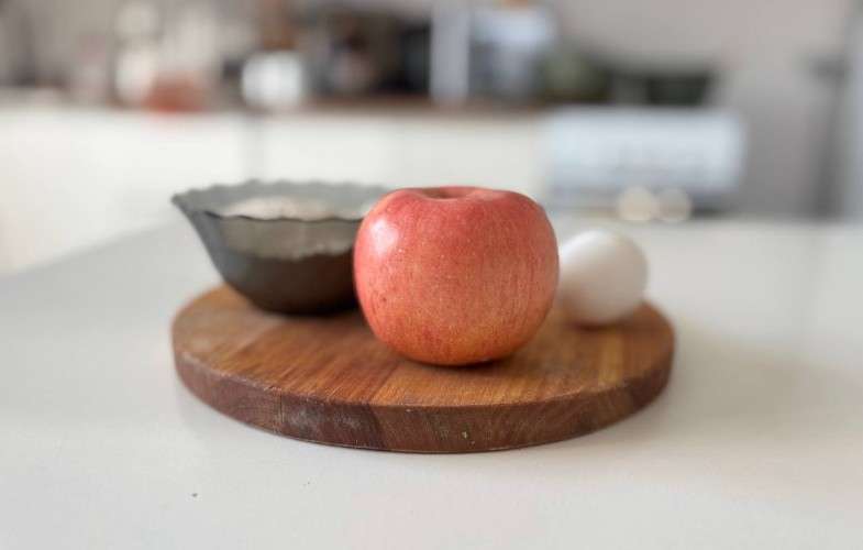 Ингредиенты для яблочных оладьев