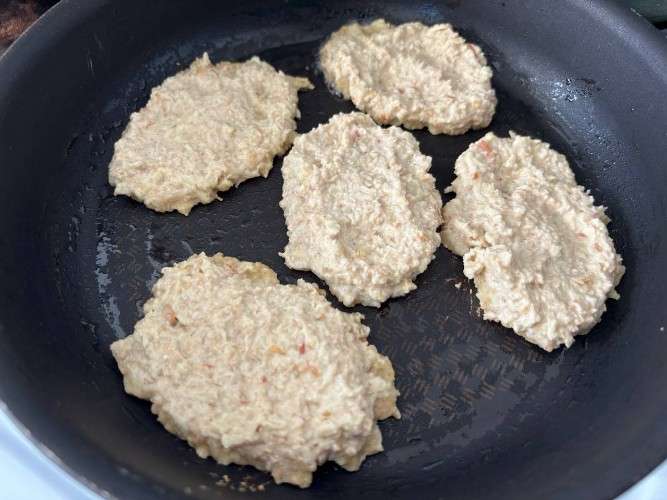 Оладьи в сковороде