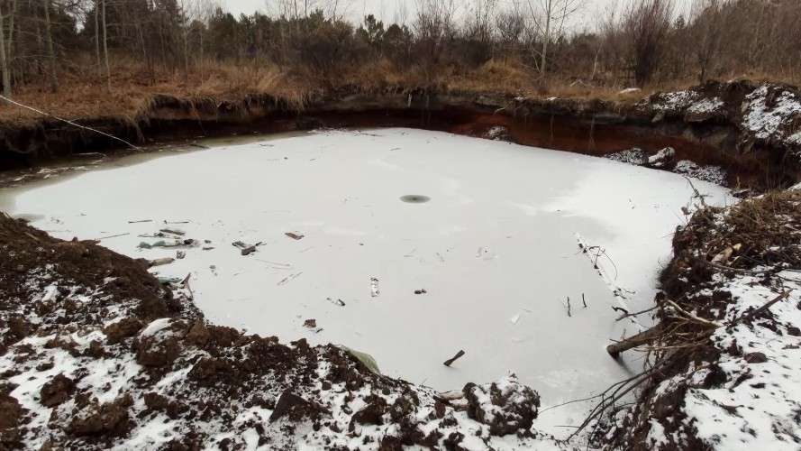 Гравий нелегально добывали рядом с рекой Ушаковкой в Иркутске