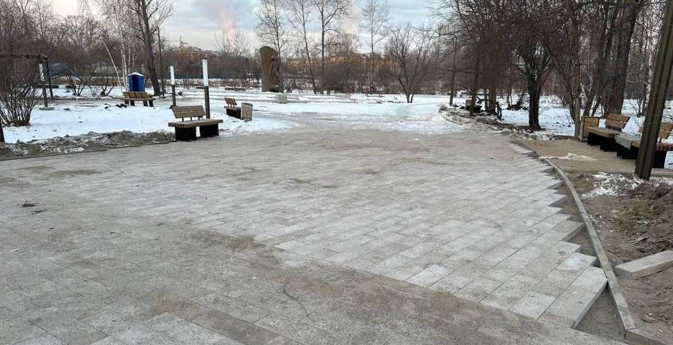 Подрядчика оштрафовали за нарушение сроков благоустройства Комсомольского парка в Иркутске