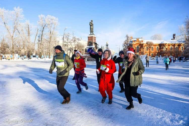 Новогодний "Забег обещаний" состоится в Иркутске на острове Юность