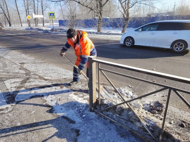 Более 5 тысяч тонн снега вывезли с улиц Иркутска за неделю