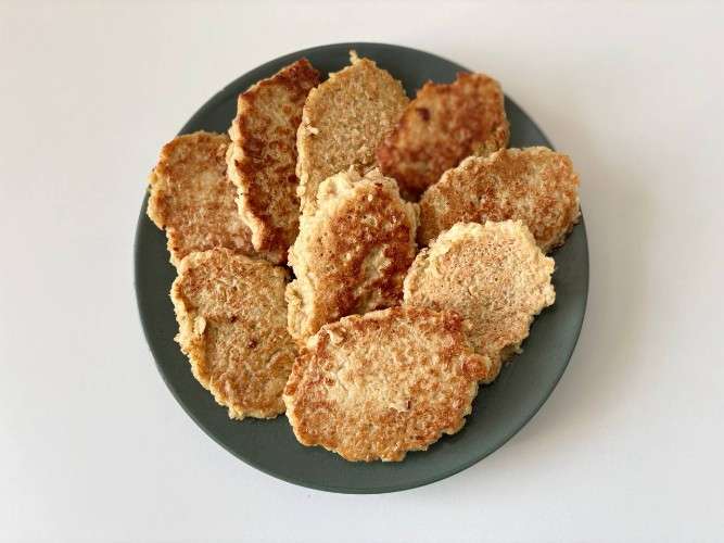 Яблочные оладьи