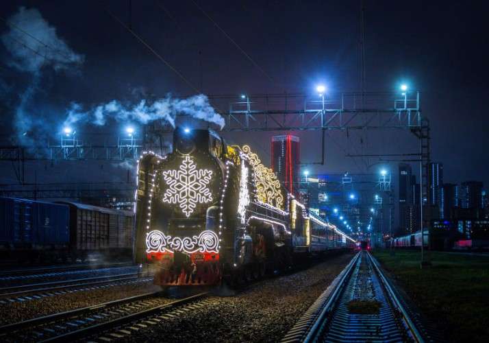 поезд Деда Мороза