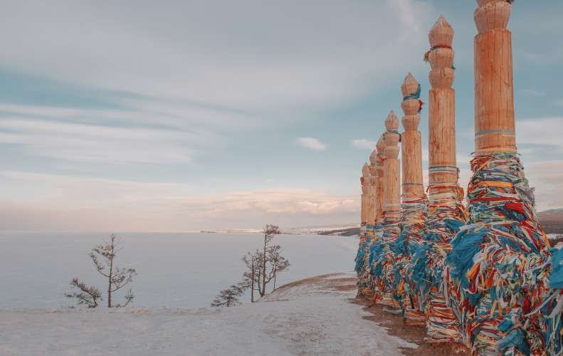 Байкал зимой