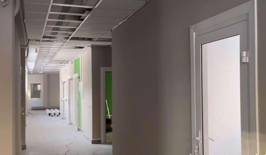 Ремонт в здании " Кванториума" в Братске