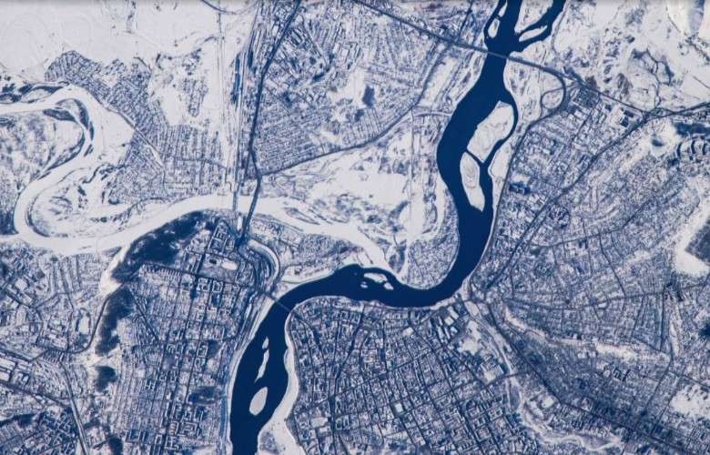 Иркутск из космоса