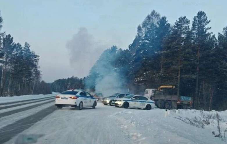 Перекрытие подъезда к карьеру