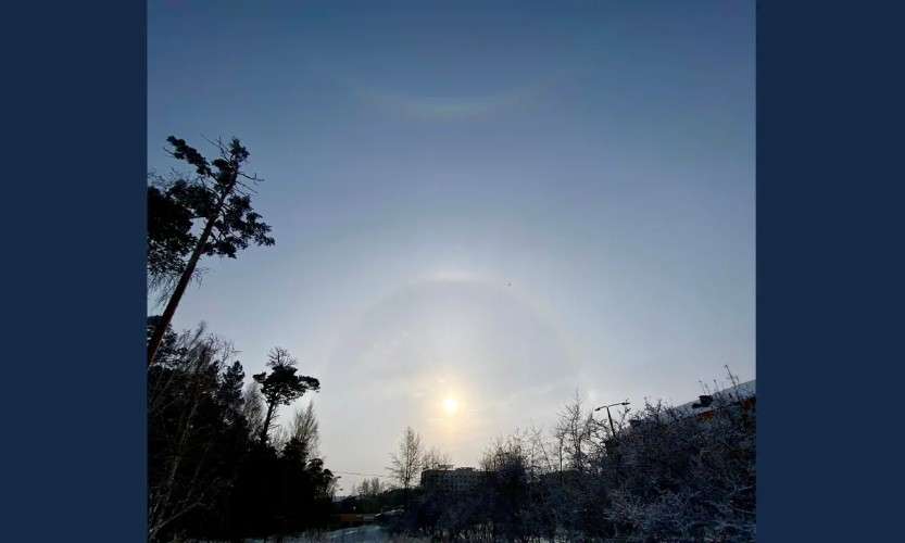 «Улыбку в небе» видели над Иркутской областью 31 января
