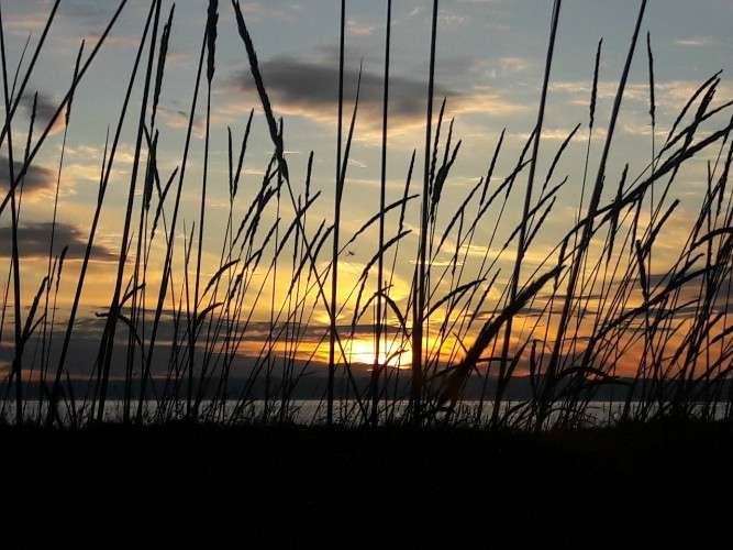 Закат на Байкале