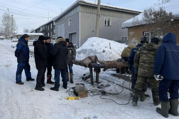 В 12 домах и школе в Бодайбо восстановили отопление