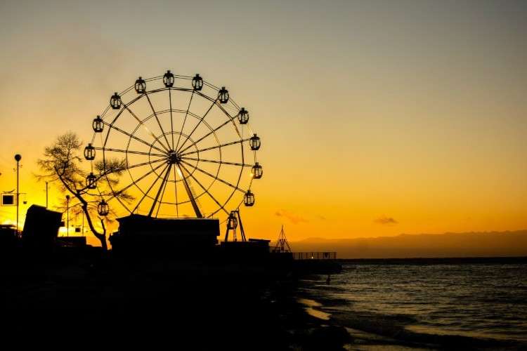 Колесо обозрения в Листвянке