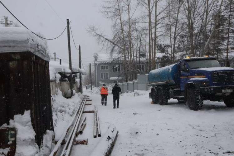 Ремонт теплотрассы в Бодайбо