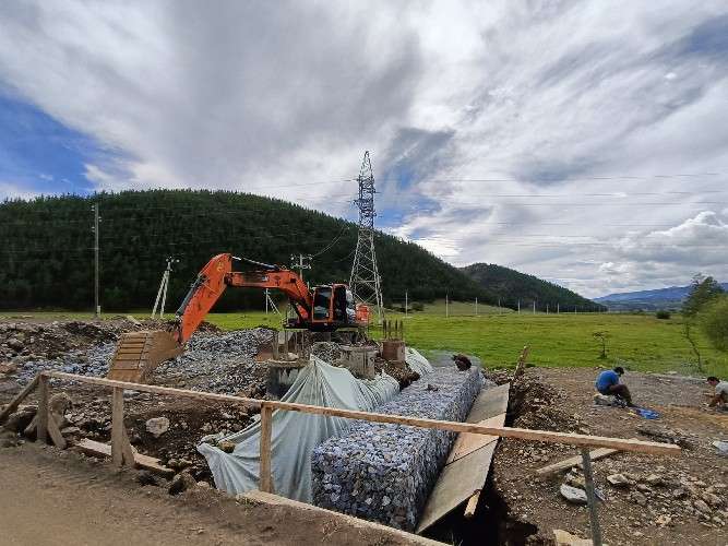 экскаватор, ремонт, работы, дорога