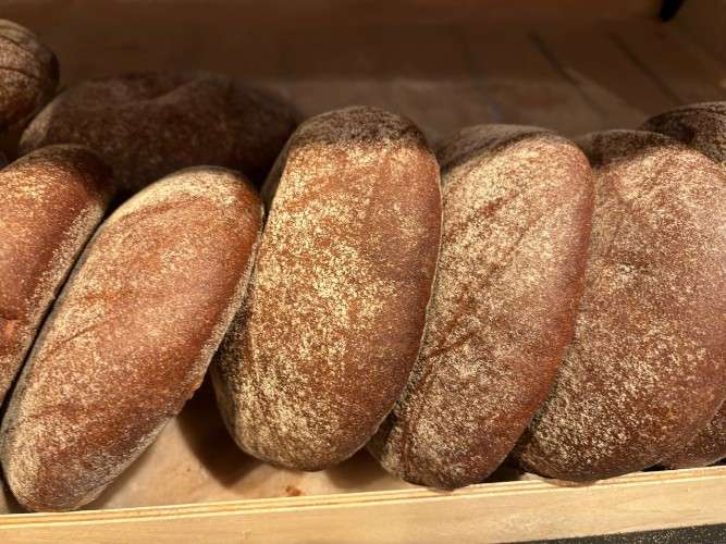 Хлеб на прилавке