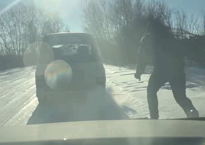 Момент перед задержанием