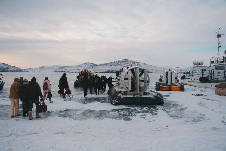 Туристы на Ольхоне