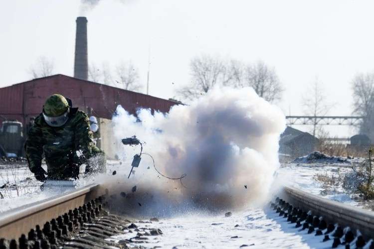 Учения на Батарейной