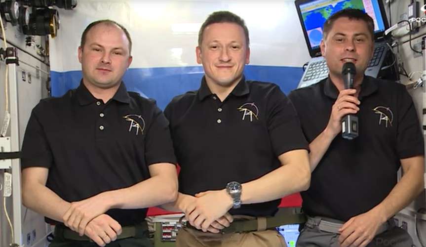 космонавты, мкс, поздравление