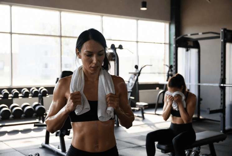 девушки, тренажёрный зал, интенсив, похудение