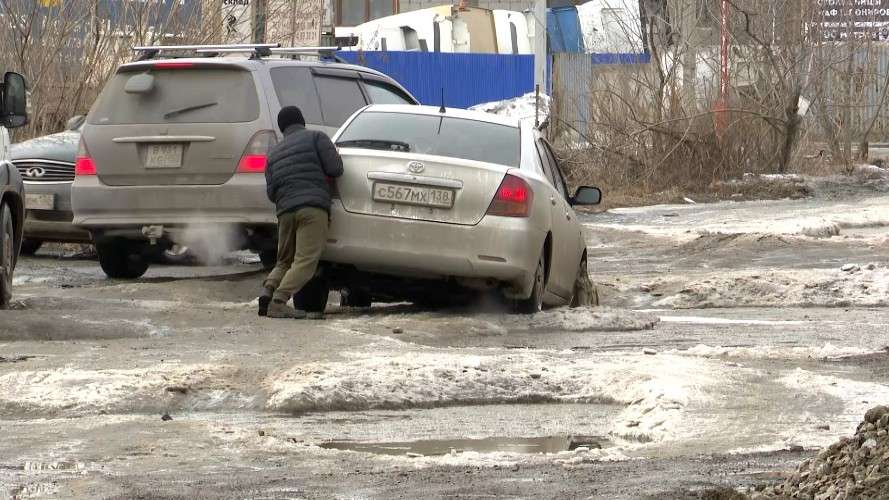 машина застряла