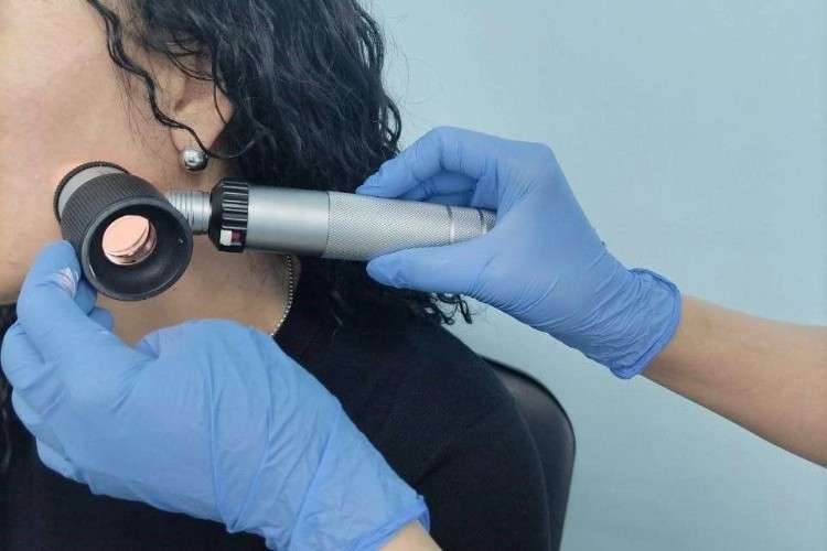 Обследование кожи