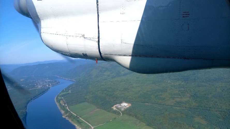 Самолёт над Бодайбо