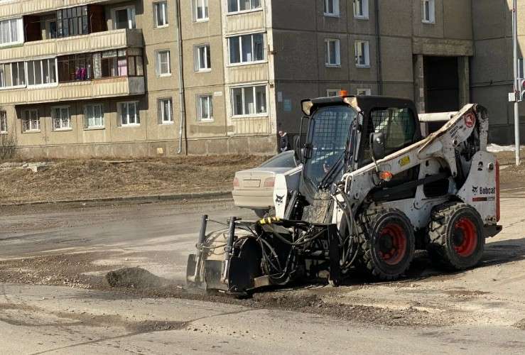 Ямочный ремонт начался в Ангарске