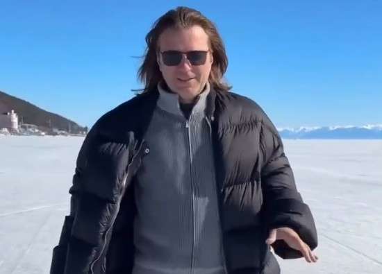 Дмитрия Маликова восхитил замёрзший Байкал