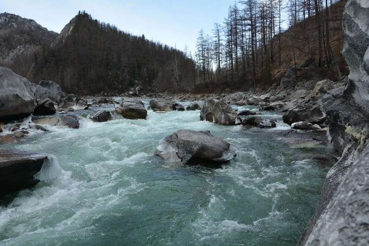 Пороги на реке