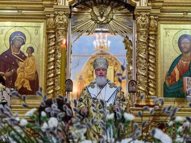 Празднование Вербного воскресенья