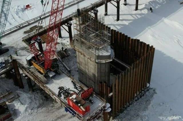 Строительство 6-километрового моста через Витим идёт полным ходом