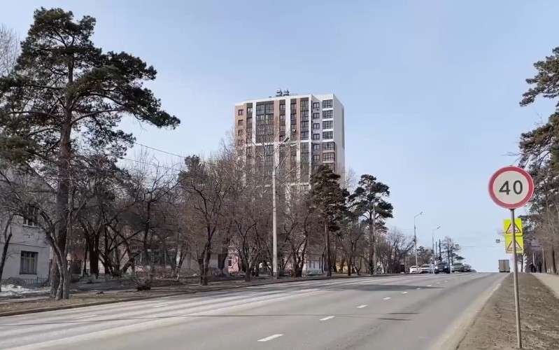 Отремонтированная улица в Иркутске