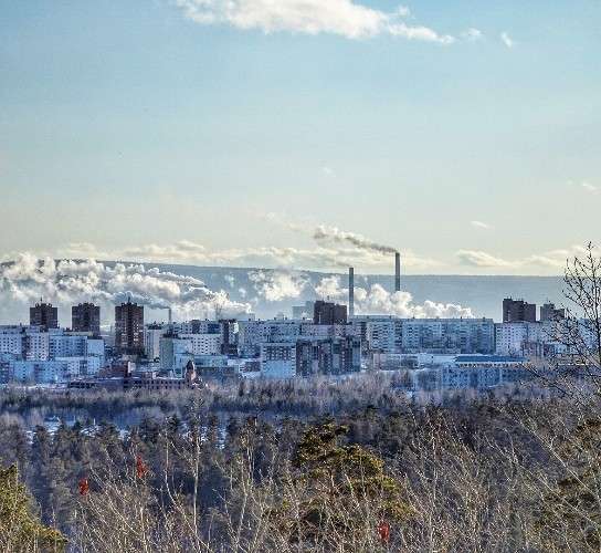 Вид на район Братска