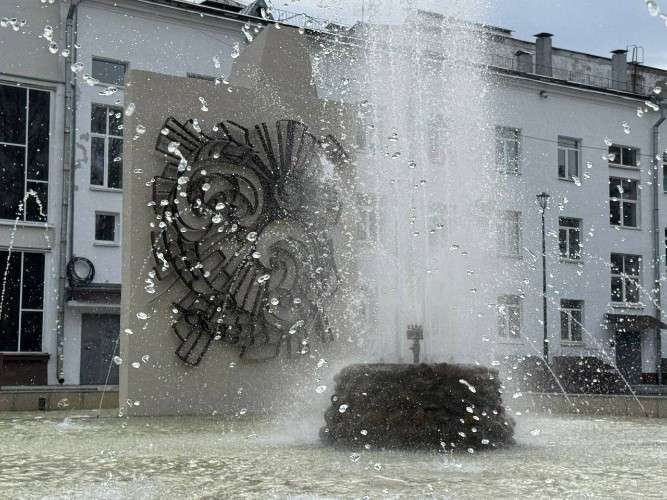 Фонтан в Ангарске