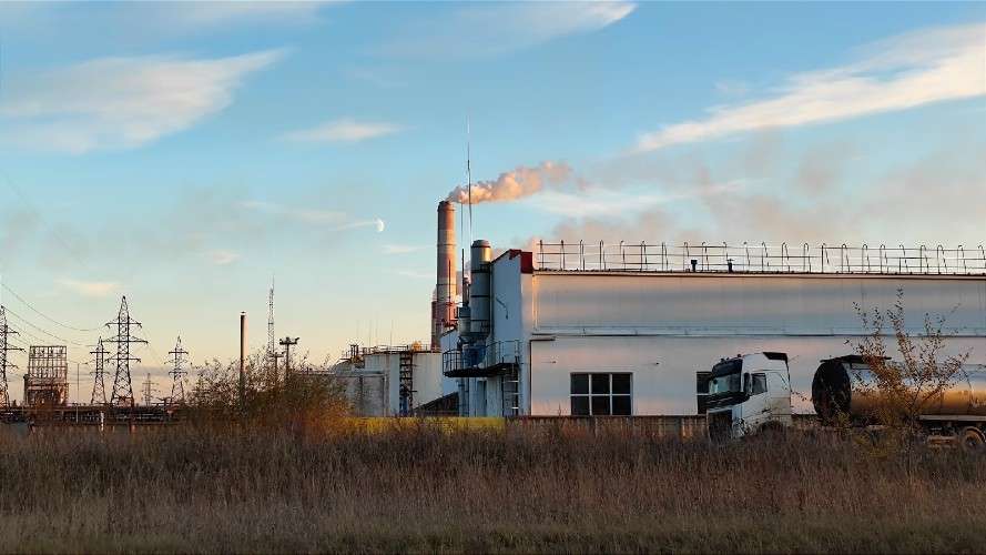 завод, предприятие, грузовик