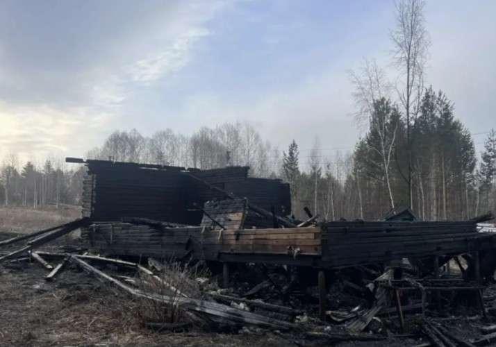 55-летний мужчина погиб при пожаре под Иркутском