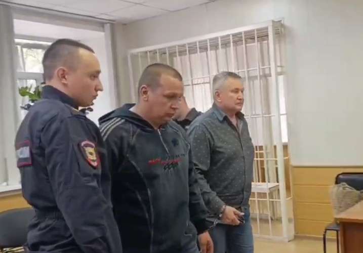 Обвиняемые в зале суда