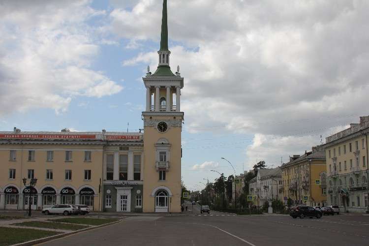 Площадь Ленина в Ангарске