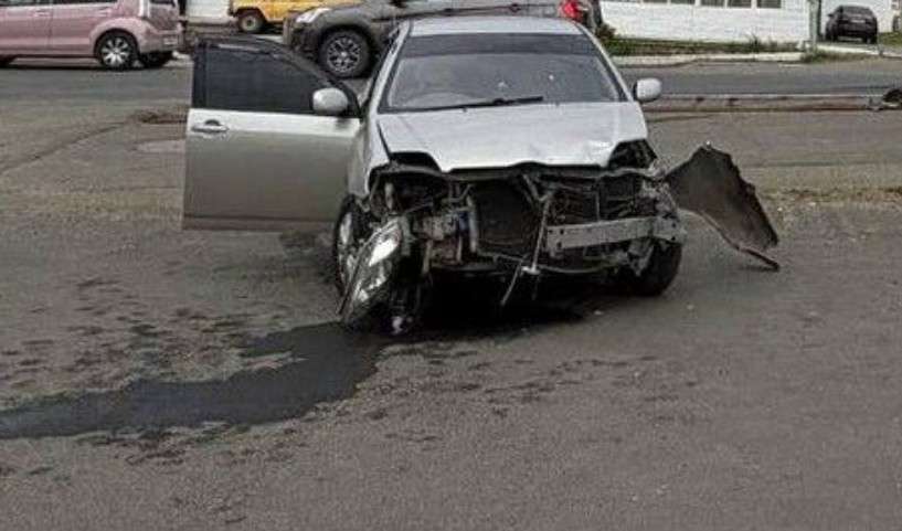 Атомобиль после аварии