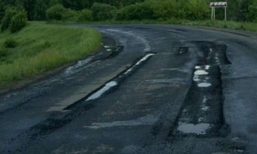 Дорога в Тайшетском районе