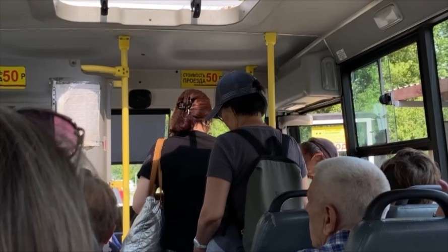 салон автобуса