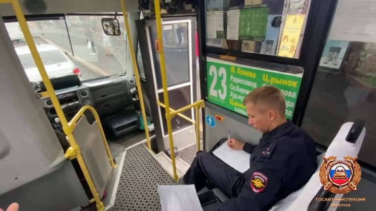 Почти 350 нарушений совершили водители общественного транспорта в Иркутске с начала года