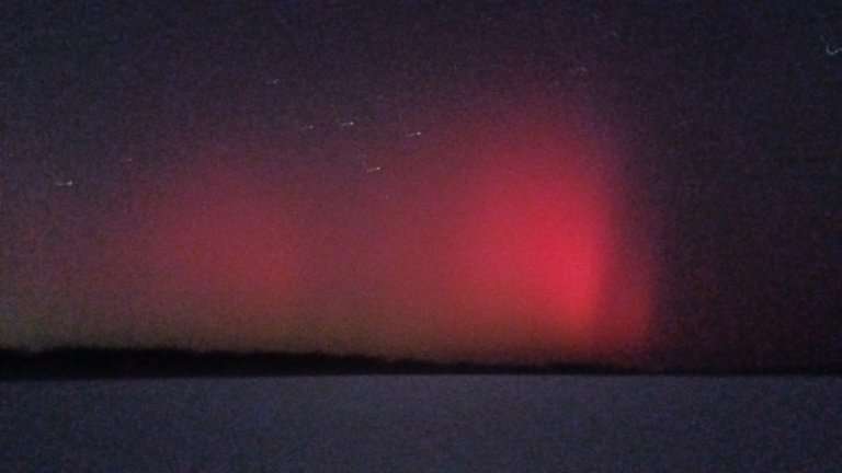 Полярное сияние наблюдали в Иркутской области