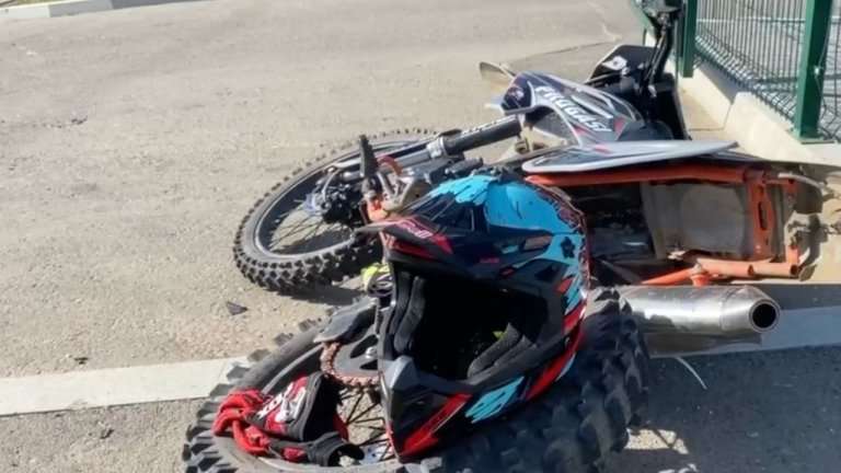 Несовершеннолетний мотоциклист попал в аварию в Иркутске