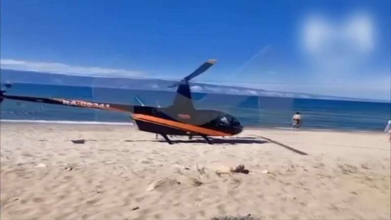 Вертолётчиков оштрафовали за посадку на Сарайском пляже острова Ольхон