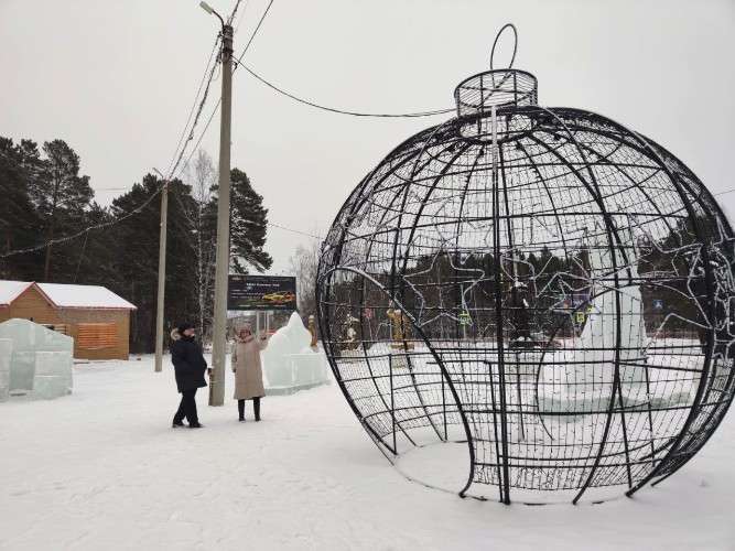 Снежный городок откроют в Саянске 21 декабря