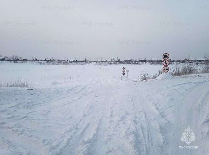 Ледовая переправа Шелаево-Новобирюсинский открыта в Тайшетском районе