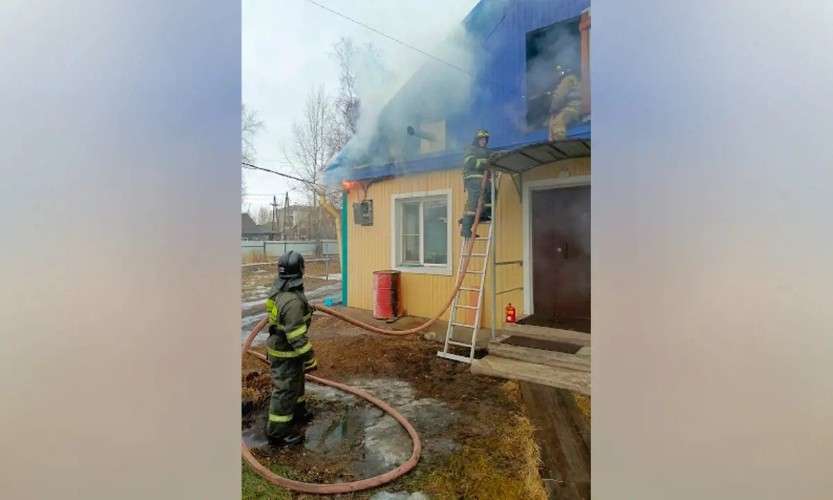 55 детей и 15 взрослых эвакуировали из-за пожара в детском саду в Вихоревке